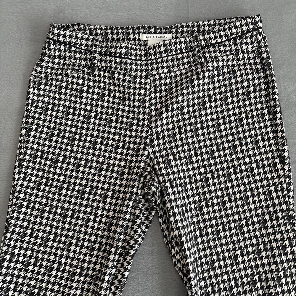 Zac & Rachel Black and White Houndstooth Capris
